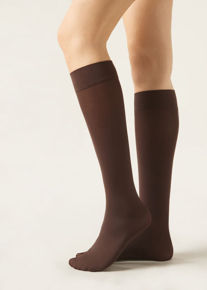 60 denové Microfiber podkolenky