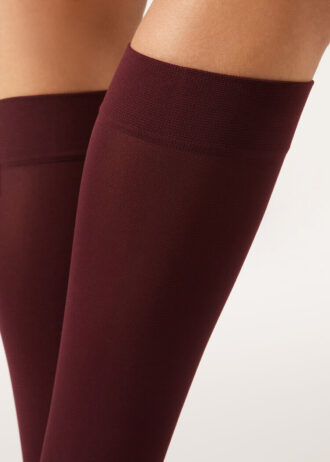 60 denové Microfiber podkolenky