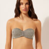 Bandeau plavky Golden Stripes