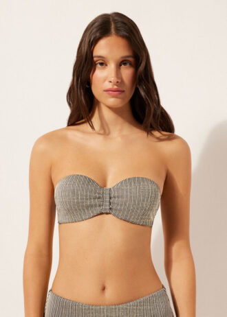 Bandeau plavky Golden Stripes