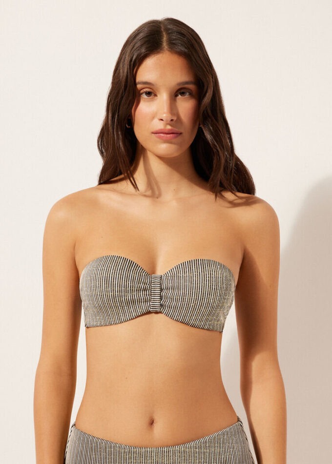 Bandeau plavky Golden Stripes
