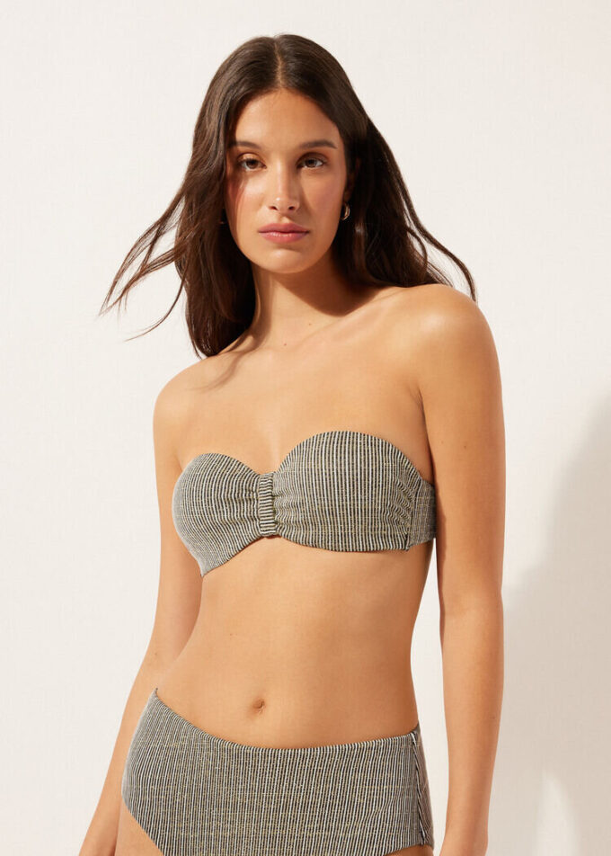 Bandeau plavky Golden Stripes
