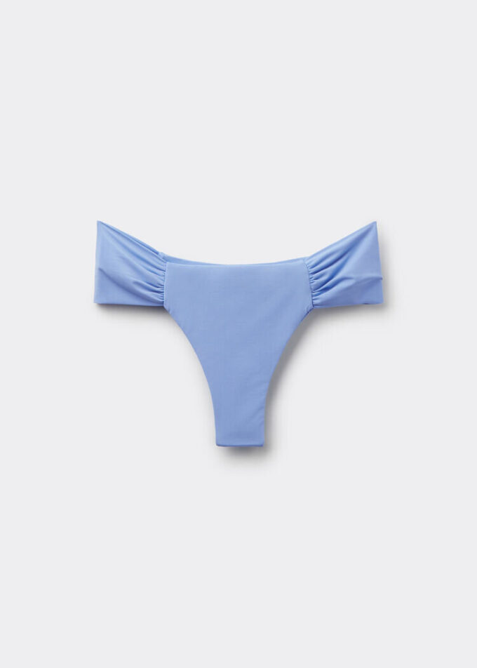 Drapované brazilské plavkové kalhotky Premium Fit