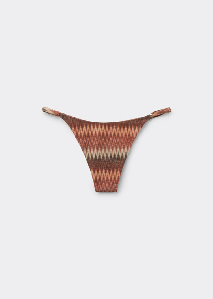 Plavkové tanga Golden Chevron