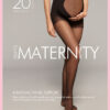 Průsvitné Maternity punčocháče 20 den s průsvitným srdcem