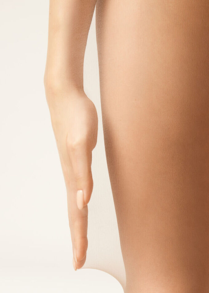 Průsvitné matné punčocháče Second Skin Resistant 15 denier