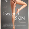 Průsvitné matné punčocháče Second Skin Resistant 15 denier