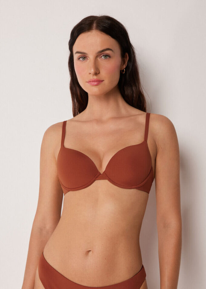 Push-up plavkový top Premium Fit