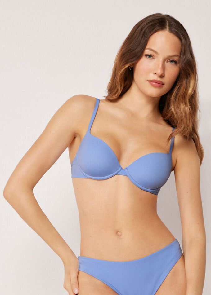 Push-up plavkový top Premium Fit