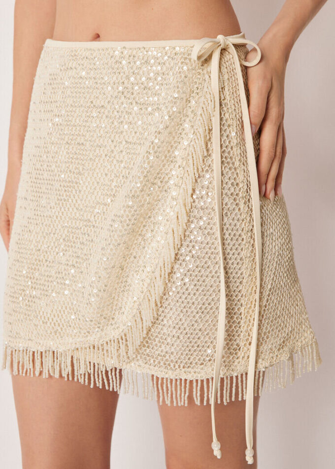 Sukně Paillettes Sequin Net
