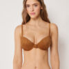 Vyztužené Push-up horní díly plavek Shiny Satin