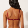 Vyztužené Push-up horní díly plavek Shiny Satin