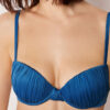 Vyztužené Push-up horní díly plavek Shiny Satin