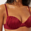 Vyztužené Push-up horní díly plavek Shiny Satin