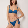 Vyztužené Push-up horní díly plavek Shiny Satin