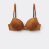Vyztužené Push-up horní díly plavek Shiny Satin